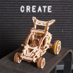 UA Juguetes – UGEARS Desert Buggy – maqueta mecánica para construir