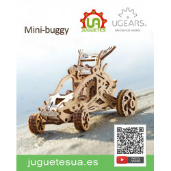 UA Juguetes – UGEARS Desert Buggy – maqueta mecánica para construir