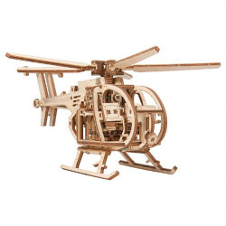 UA Juguetes – Wooden.City Helicóptero – maqueta mecánica para construir
