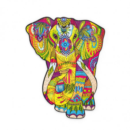 Colorido juego de rompecabezas con temática de animales para el desarrollo intelectual con hermosos colores y detalles