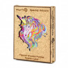 Colorido juego de rompecabezas con temática de animales para el desarrollo intelectual con hermosos colores y detalles
