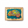 Colorido juego de rompecabezas con temática de animales para el desarrollo intelectual con hermosos colores y detalles