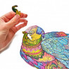 Colorido juego de rompecabezas con temática de animales para el desarrollo intelectual con hermosos colores y detalles
