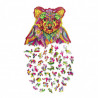 Colorido juego de rompecabezas con temática de animales para el desarrollo intelectual con hermosos colores y detalles