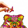 Colorido juego de rompecabezas con temática de animales para el desarrollo intelectual con hermosos colores y detalles