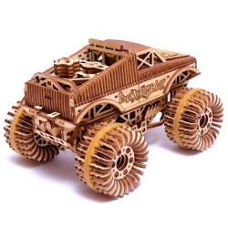 UA Juguetes – Camión monstruo de Wood Trick – maqueta mecánica para construir