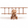 UA Juguetes – Avión antiguo de Wood Trick – maqueta mecánica para construir