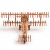UA Juguetes – Avión antiguo de Wood Trick – maqueta mecánica para construir