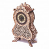 UA Juguetes – Reloj vintage – maqueta de madera con maquinaria de pila