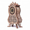 UA Juguetes – Reloj vintage – maqueta de madera con maquinaria de pila
