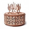 UA Juguetes – Bailarinas caja de música – maqueta de madera Wood Trick