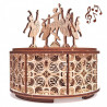 UA Juguetes – Bailarinas caja de música – maqueta de madera Wood Trick
