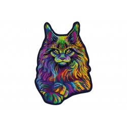 Rainbow Wild Cat - Wooden...