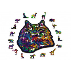 UA Juguetes - Tienda de puzzles - Gato arco iris 140 / 274 piezas