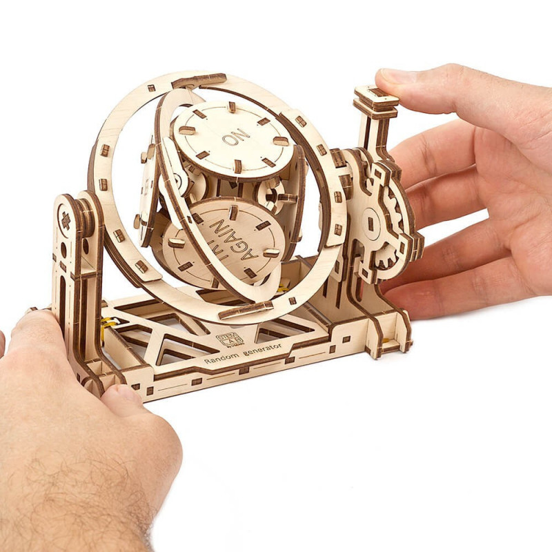 UA Juguetes UGEARS Generador Aleatorio STEM maqueta educativa para montar