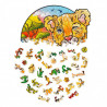 UA Juguetes - León - puzzle de animales de madera – 112 piezas