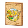 UA Juguetes - León - puzzle de animales de madera – 112 piezas