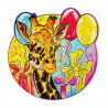 UA Juguetes - Jirafa - puzzle de animales de madera – 110 piezas