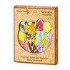 UA Juguetes - Jirafa - puzzle de animales de madera – 110 piezas