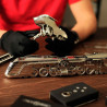 UA Juguetes – Dazzling Steamliner – Locomotora de metal con ténder de Time for Machine