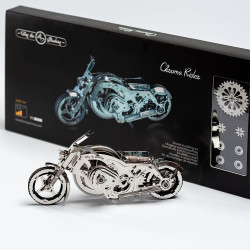 UA Juguetes – Chrome Rider - kit de construcción de máquinas de metal para bricolaje