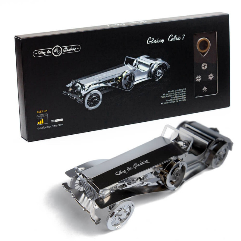 UA Juguetes – Glorious Cabrio Mechanical Metal Model Kit | Time