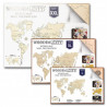 UA JUGUETES - Mapa del mundo L, XL, XXL – puzzle de Wooden.city