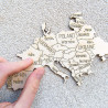 UA JUGUETES - Mapa del mundo L, XL, XXL – puzzle de Wooden.city