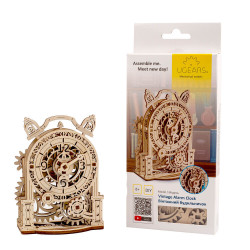 UA Juguetes Shop – UGEARS Vintage Alarm Clock mechanical model kit