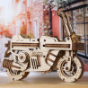 UA Juguetes – Motocicleta plegable – Maqueta mecánica de UGEARS