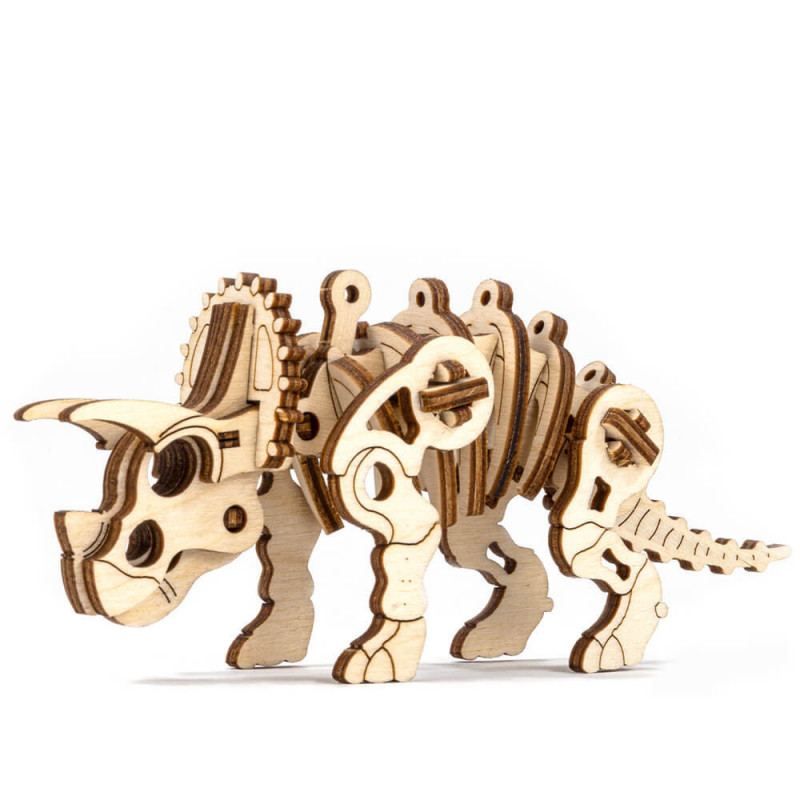 UA Juguetes – Dinosaurio Triceraptors – maqueta para construir de Wooden.City