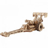UA Juguetes – Dragster – maqueta mecánica de madera para construir