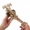 UA Juguetes – Dragster – maqueta mecánica de madera para construir