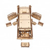 UA Juguetes – Ford Anglia Volador™ de UGEARS – maqueta de madera para construir