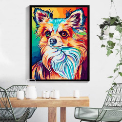 Colorful Abstract Dog –...