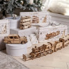 UA JUGUETES - Conjunto especial 3-en-1 de Ugears: Expreso de Hogwarts™ + Autobús Noctámbulo™ + Ford Anglia Volador™