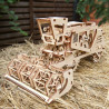 UA Juguetes – UGEARS Cosechadora-trilladora – maqueta de madera para construir