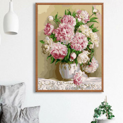Pink flower – painting by...