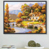 UA JUGUETES – Paisaje de río en Otoño – pintura por números
