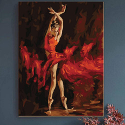 Baile Flamenco — pintura...