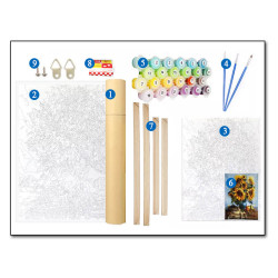 UA JUGUETES – Ramo de flores – pintura por números