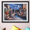 UA Juguetes Shop – City river bridge landscape – painting by numbers