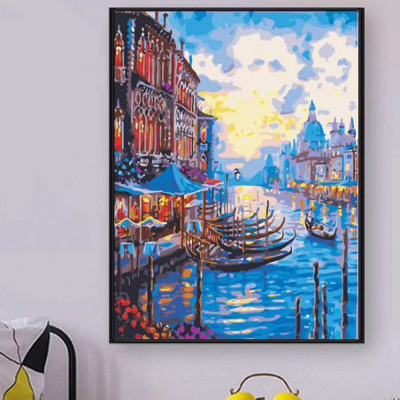 UA JUGUETES – Paisaje Veneciano – pintura por números