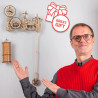 UA Juguetes – Steampunk Reloj De Pared – maqueta mecánica de Wooden.city