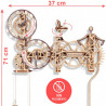 UA Juguetes – Steampunk Reloj De Pared – maqueta mecánica de Wooden.city