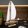 UA Juguetes – El Yate Belleza de los Océanos de UGEARS – maqueta mecánica para construir