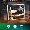 UA Juguetes – Puzzle 2,5D Avión de combate de UGEARS – maqueta para construir