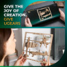 UA Juguetes – Puzzle 2,5D Avión de combate de UGEARS – maqueta para construir