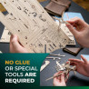 UA Juguetes – Puzzle 2,5D Avión de combate de UGEARS – maqueta para construir