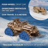 UA Juguetes – Vehículo Oruga Todo Terreno de UGEARS – maqueta para montar